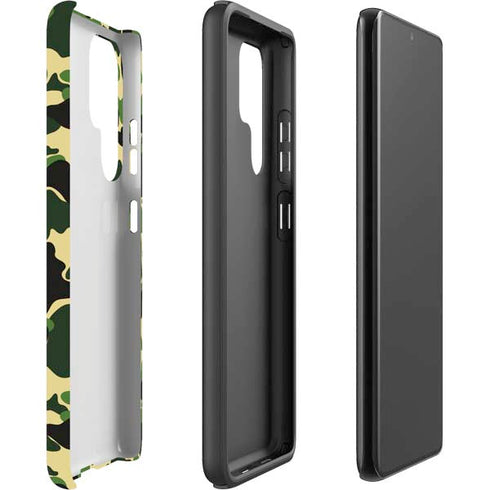 Green Street Camo Galaxy S22 Ultra Pro Case