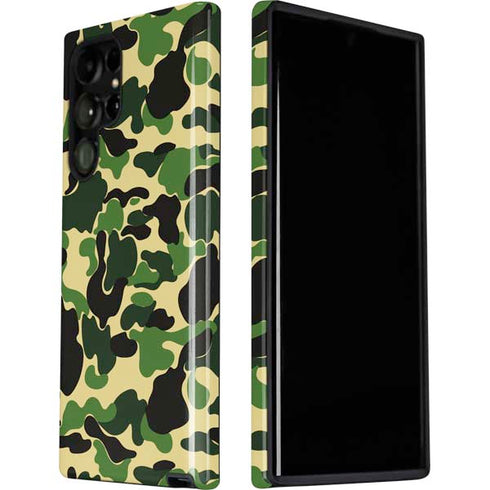 Green Street Camo Galaxy S22 Ultra Pro Case