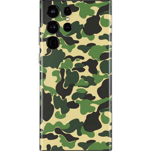 Green Street Camo Galaxy S22 Ultra Skin