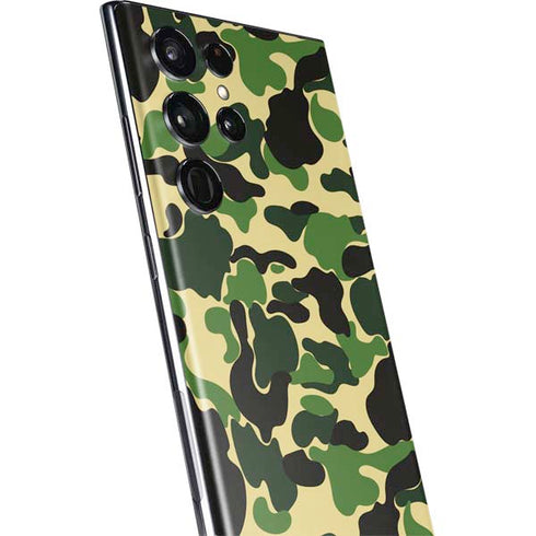 Green Street Camo Galaxy S22 Ultra Skin