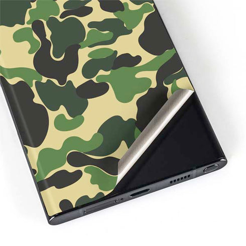 Green Street Camo Galaxy S22 Ultra Skin