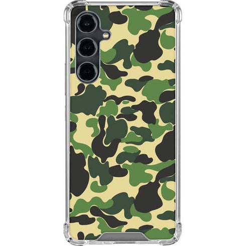 Green Street Camo Galaxy S23 FE Clear Case