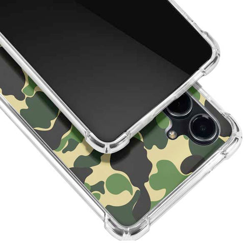Green Street Camo Galaxy S23 FE Clear Case