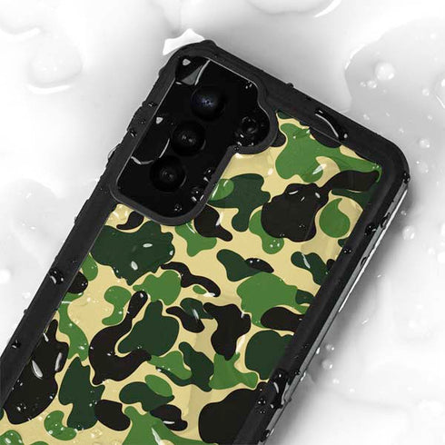 Green Street Camo Galaxy S23 Plus Waterproof Case