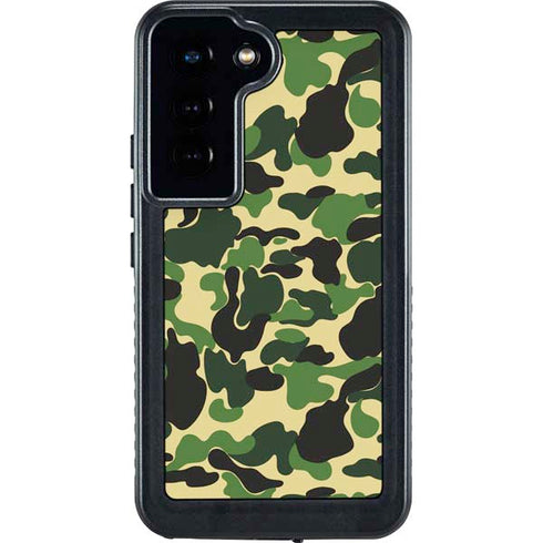 Green Street Camo Galaxy S23 Waterproof Case