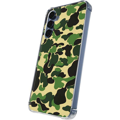 Green Street Camo Galaxy S24 Clear Case