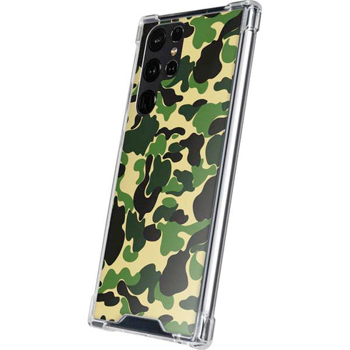 Green Street Camo Galaxy S24 Ultra Clear Case