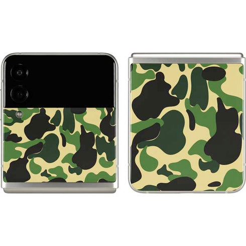 Green Street Camo Galaxy Z Flip3 5G Skin
