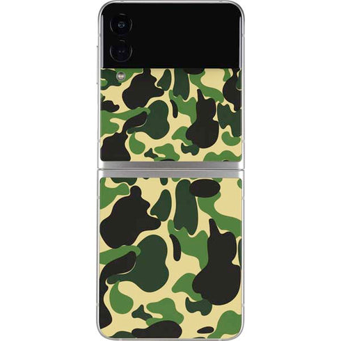Green Street Camo Galaxy Z Flip3 5G Skin