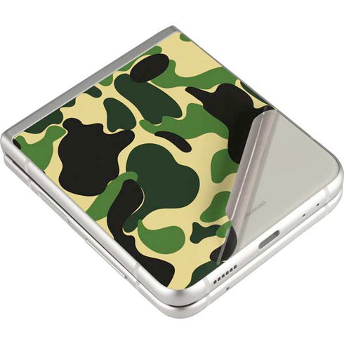 Green Street Camo Galaxy Z Flip3 5G Skin