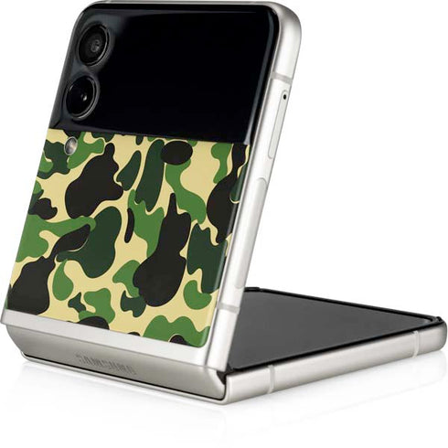 Green Street Camo Galaxy Z Flip3 5G Skin