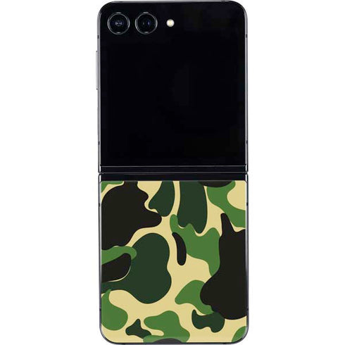 Green Street Camo Galaxy Z Flip5 5G Skin