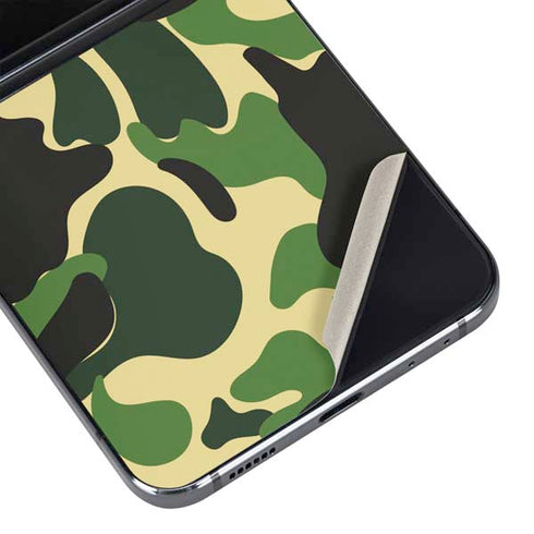 Green Street Camo Galaxy Z Flip5 5G Skin