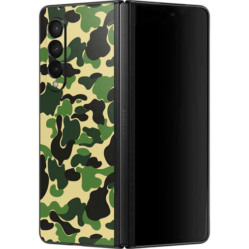 Green Street Camo Galaxy Z Fold3 5G Skin