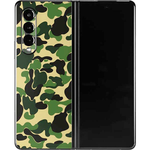 Green Street Camo Galaxy Z Fold3 5G Skin