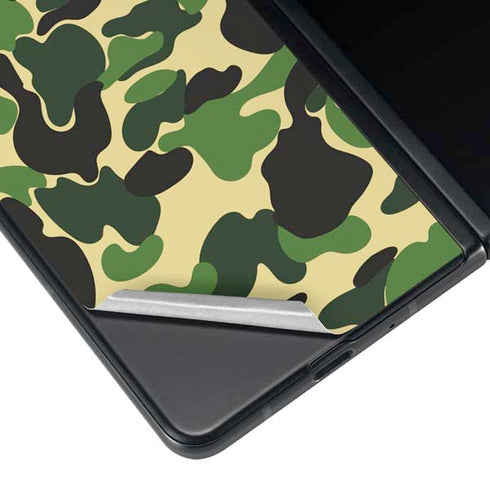 Green Street Camo Galaxy Z Fold3 5G Skin