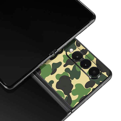Green Street Camo Galaxy Z Fold3 5G Skin