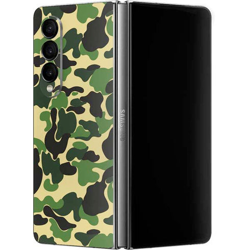 Green Street Camo Galaxy Z Fold4 5G Skin
