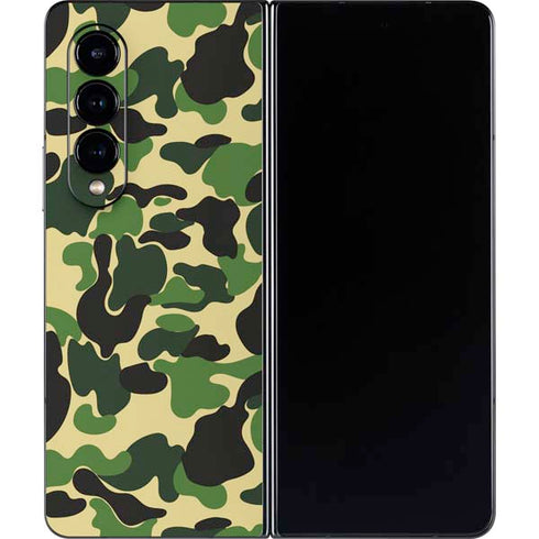 Green Street Camo Galaxy Z Fold4 5G Skin