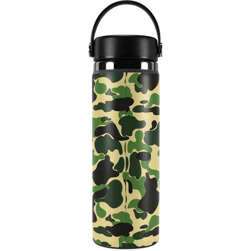 Green Street Camo Hydro Flask 20oz Wide Mouth Skin