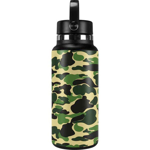 Green Street Camo Hydro Flask 32oz Wide Mouth Skin