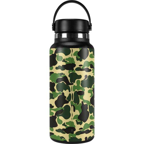 Green Street Camo Hydro Flask 32oz Wide Mouth Skin