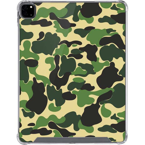Green Street Camo iPad Pro 12.9in (2020) Clear Case
