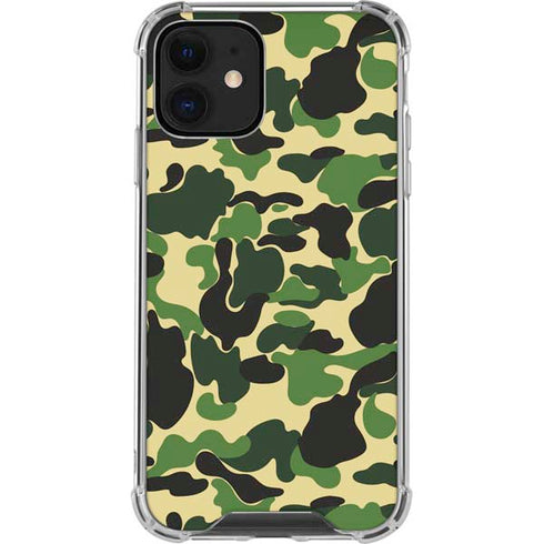 Green Street Camo iPhone 12 Mini Clear Case
