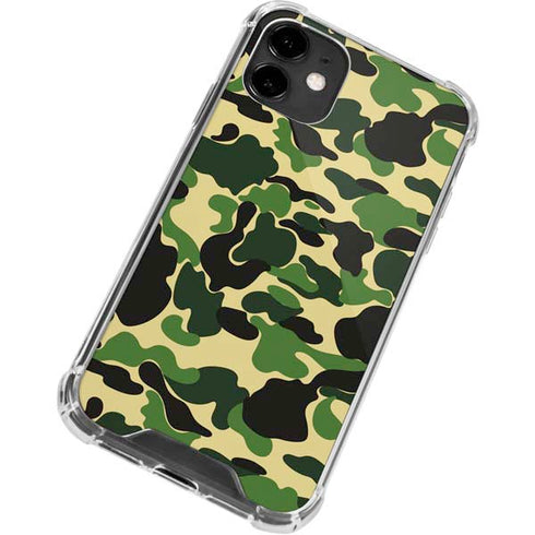 Green Street Camo iPhone 12 Mini Clear Case