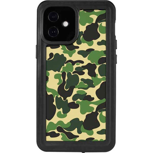 Green Street Camo iPhone 12 Mini Waterproof Case