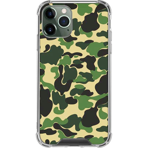 Green Street Camo iPhone 12 Pro Clear Case