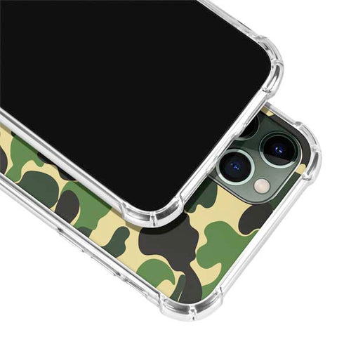 Green Street Camo iPhone 12 Pro Clear Case