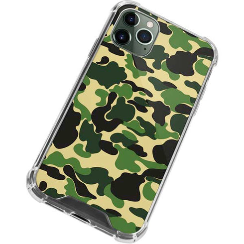 Green Street Camo iPhone 12 Pro Clear Case