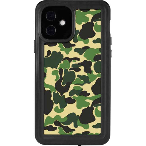 Green Street Camo iPhone 12 Waterproof Case