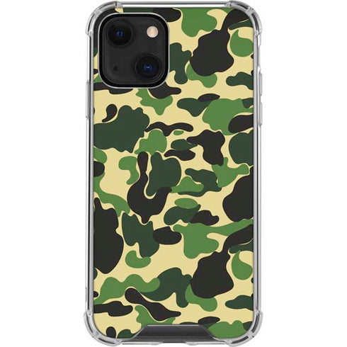 Green Street Camo iPhone 13 Clear Case