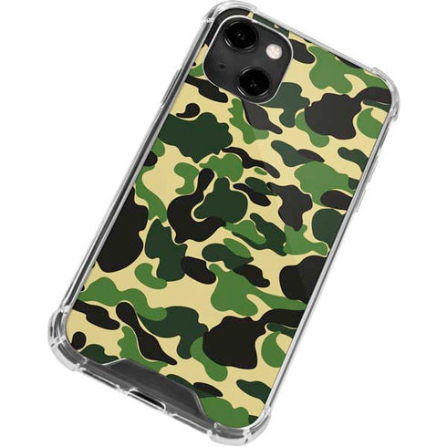 Green Street Camo iPhone 13 Clear Case