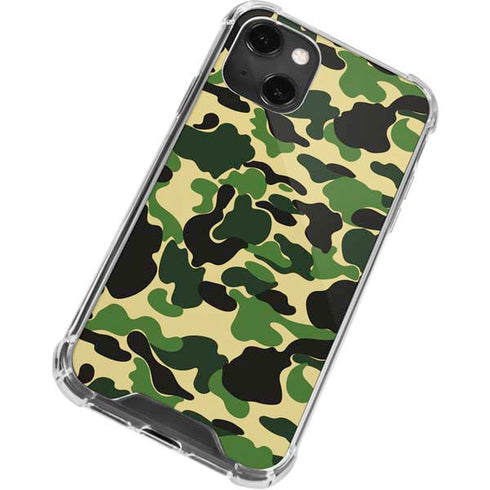 Green Street Camo iPhone 13 Mini Clear Case