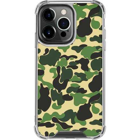 Green Street Camo iPhone 13 Pro Clear Case