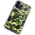 Green Street Camo iPhone 13 Pro Clear Case