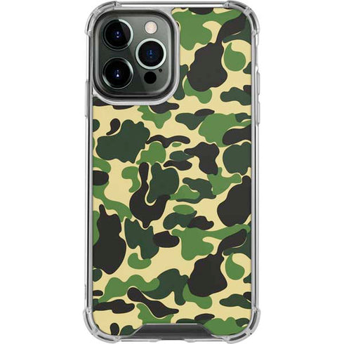 Green Street Camo iPhone 13 Pro Max Clear Case