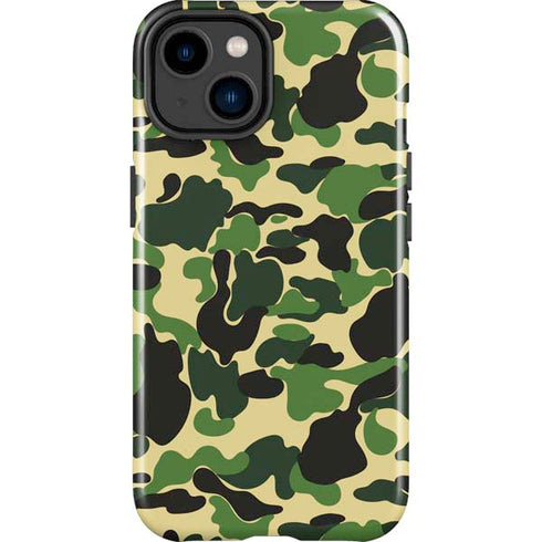 Green Street Camo iPhone 14 Plus Impact Case