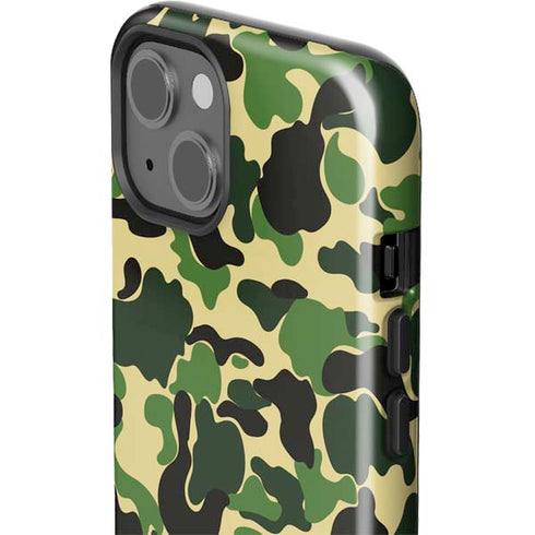 Green Street Camo iPhone 15 Plus Impact Case