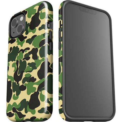 Green Street Camo iPhone 15 Plus Impact Case