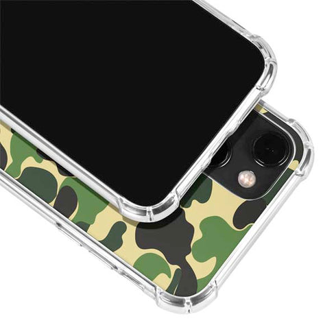Green Street Camo iPhone 14 Plus Clear Case