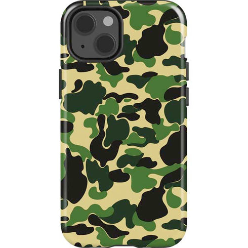 Green Street Camo iPhone 14 Impact Case