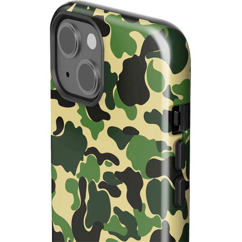 Green Street Camo iPhone 15 Impact Case