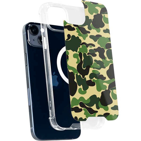 Green Street Camo iPhone 15 Plus MagSafe Case