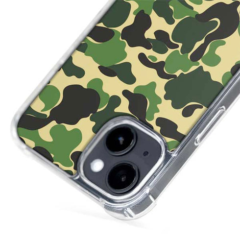 Green Street Camo iPhone 15 Plus MagSafe Case