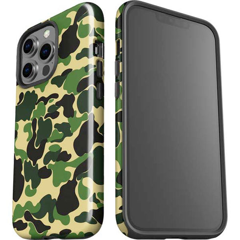 Green Street Camo iPhone 14 Pro Impact Case