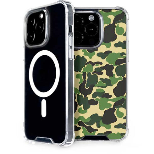 Green Street Camo iPhone 14 Pro MagSafe Case